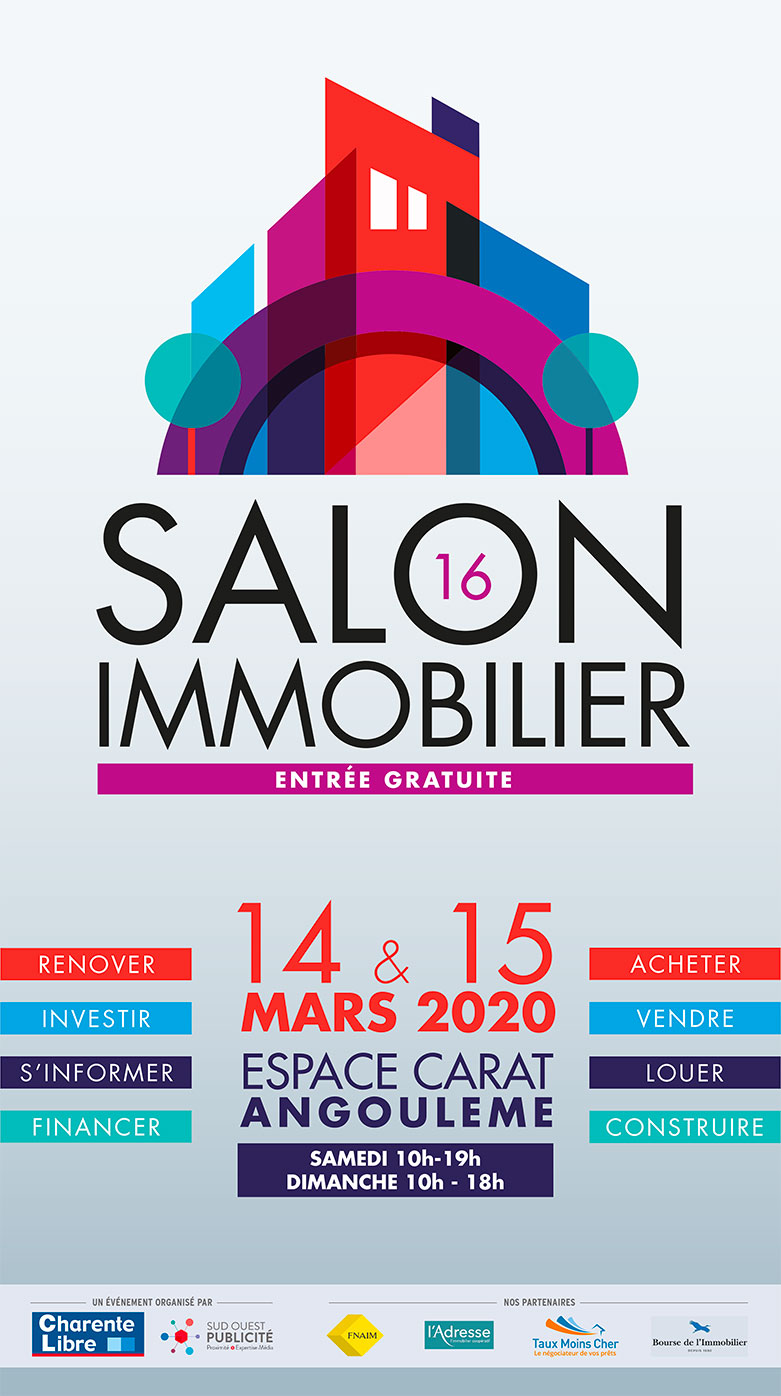 Salon de l’immobilier / Espace Carat Angoulême le 14 et 15 mars