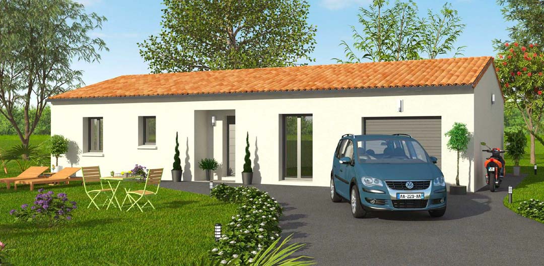 TERRAIN + MAISON EKO 3CH à FOUQUEBRUNE (16410) A partir de 153 900 €UROS